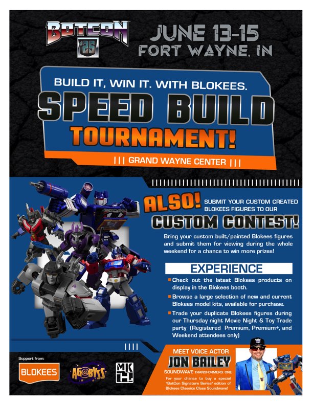 Blokees Speed Build Flyer